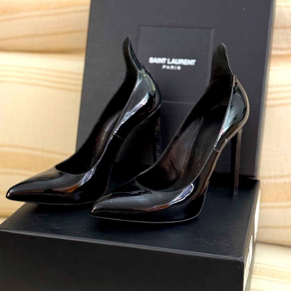 Saint Laurent - Patent Leather Stilettos - Size 37